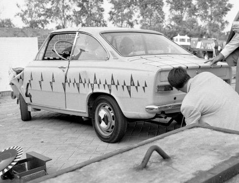 Daf 44 coupé prototype - crashtest