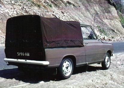 Daf 44 prototype met camouflage