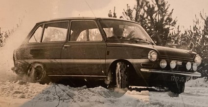 Daf 55 Marathon (stationcar) - prototype met afwijkende striping