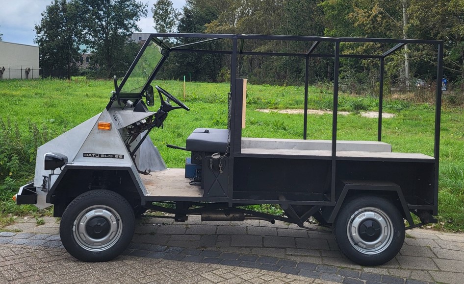 Rijdend prototype Daf BATU 4x2 - zijaanzicht