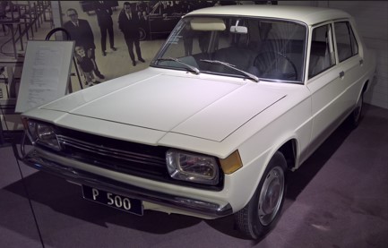 Daf P500 (1967) prototype in het DAF Museum